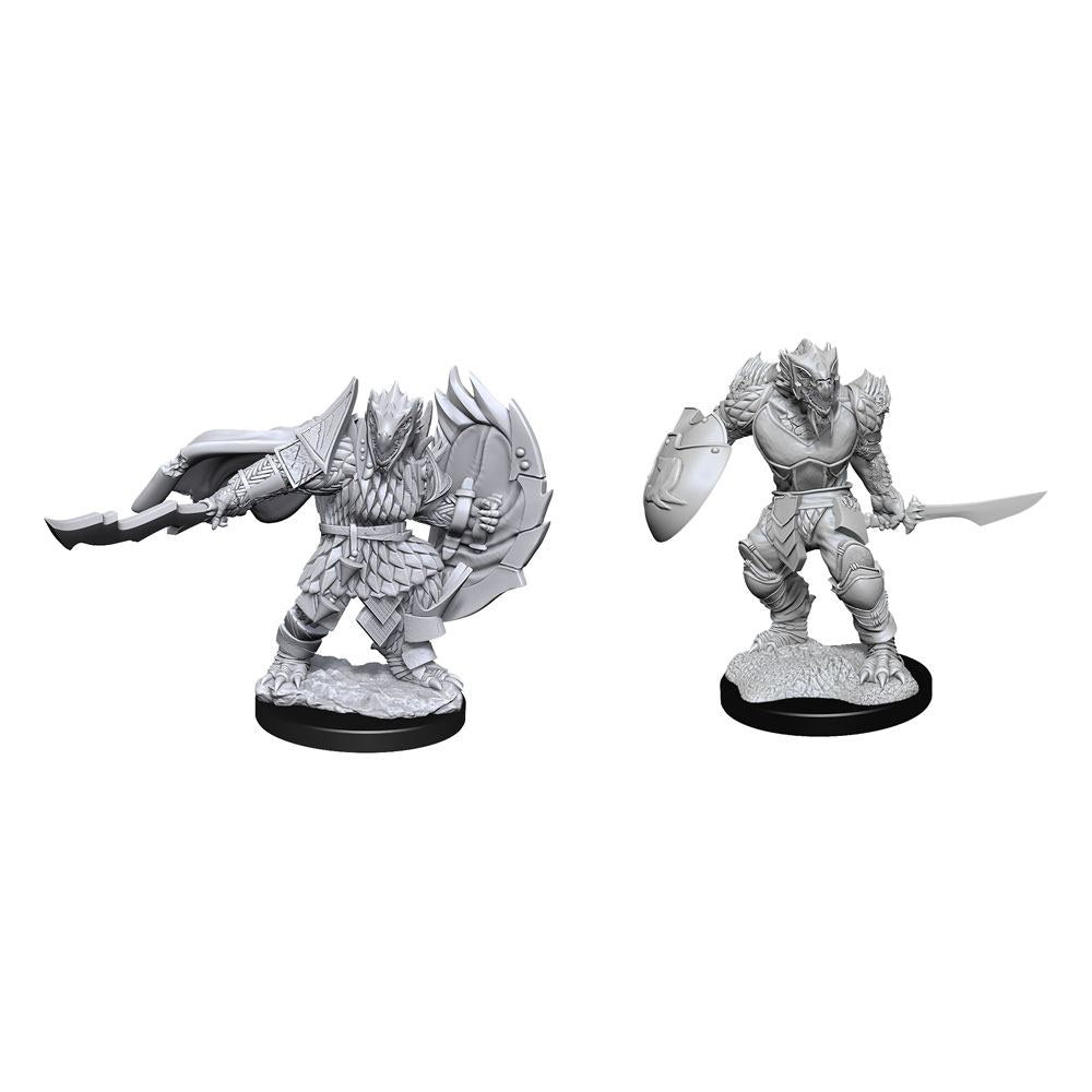 DUNGEONS & DRAGONS NOLZUR'S MARVELOUS UNPAINTED MINI: DRAGONBORN FIGHTERS (MALE #2)