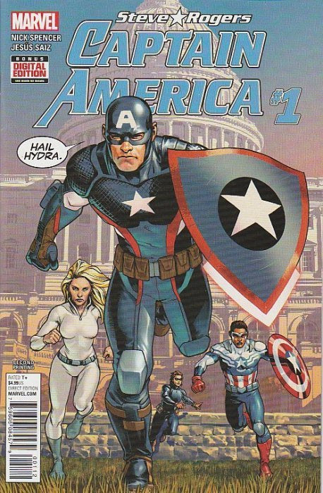 Captain America: Steve Rogers #1 2nd Printing