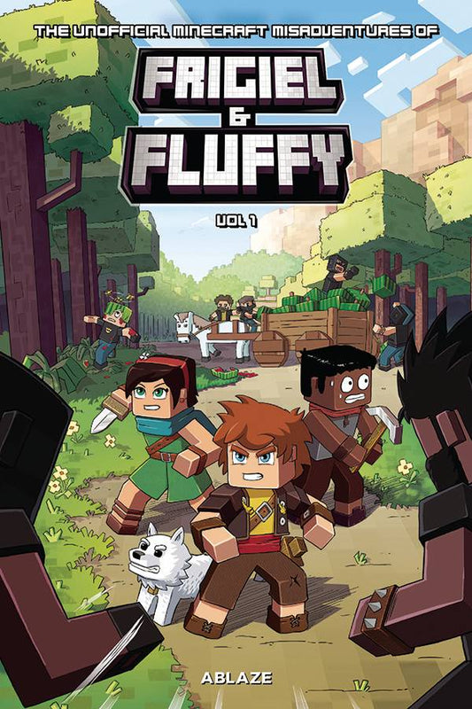 MINECRAFT INSPIRED MISADVENTURES OF FRIGIEL & FLUFFY VOLUME 01 HC