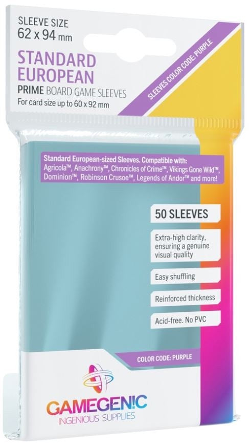 GAMEGENIC EUROPEAN BOARD GAME SLEEVE