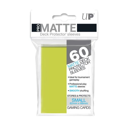 ULTRA PRO PRO-MATTE DECK PROTECTOR SLEEVES - SMALL - BRIGHT YELLOW