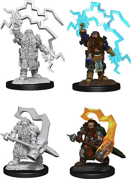 DUNGEONS & DRAGONS NOLZUR'S MARVELOUS UNPAINTED MINI: DWARF CLERIC